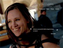 Tablet Screenshot of amywilliamsmusic.com